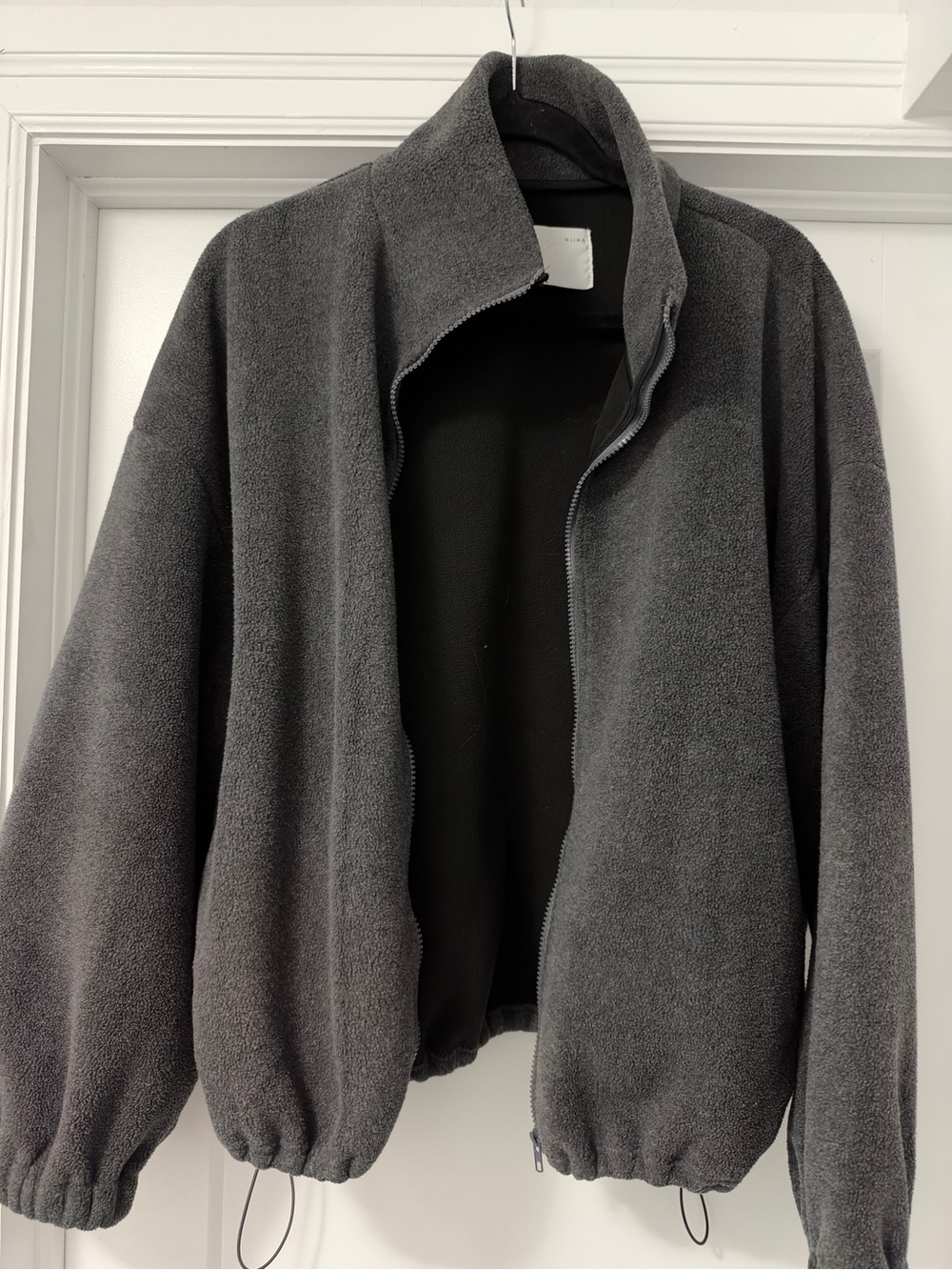 Oversized Funnel Neck Fleece Jacket - Picture 4 of 4